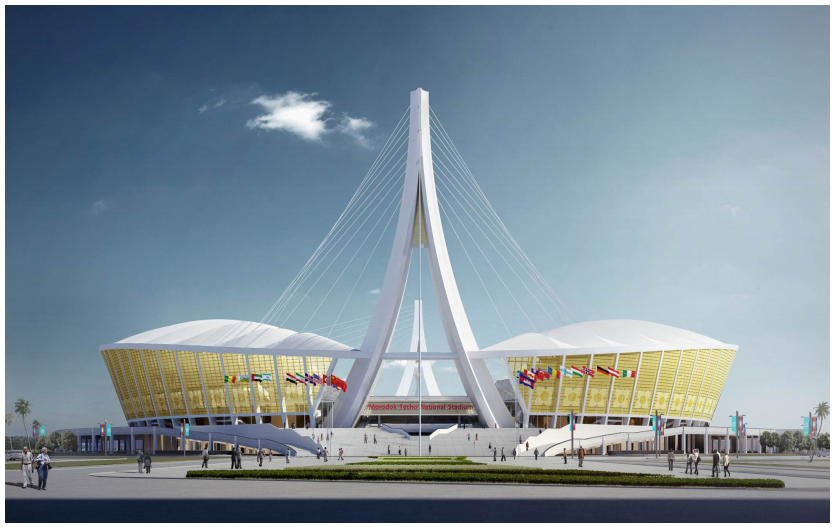 援柬埔寨國家體育場項目（榮獲“2022-2023年度中國建設(shè)工程魯班獎”）